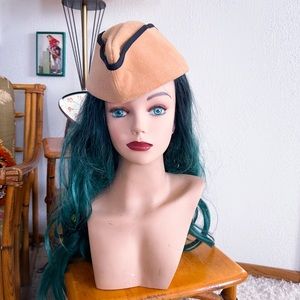 Retro Hat Military Uniform Garrison 1940s 40s Style Pinup Rockabilly Costume